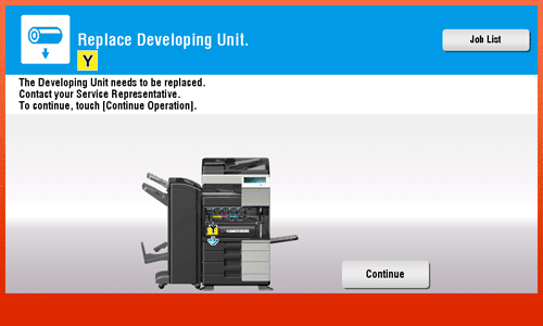 Printer Developer Unit Issue Troubleshooting