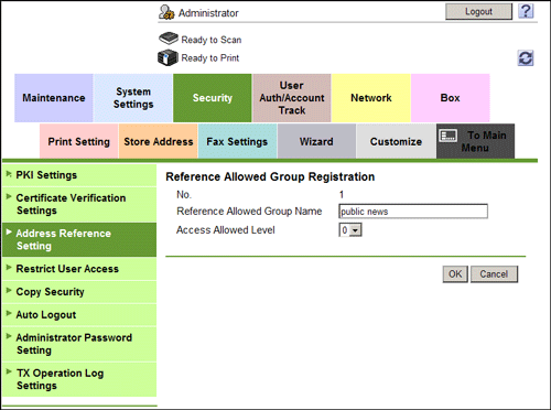 Web Management Tool